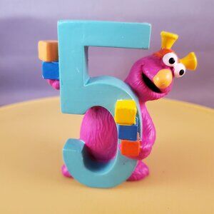 Sesame Street Honker Pvc Figure Applause 5th Birthday Cake Topper 3"